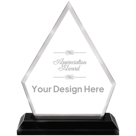 Custom Diamond Acrylic Award